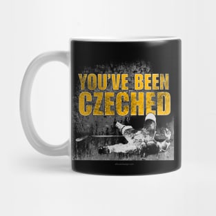 You've Been Czeched - funny Czech hockey Mug